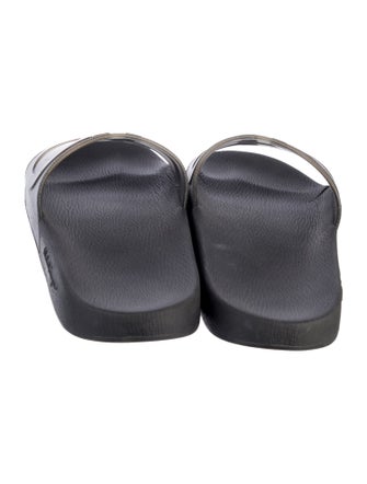 Salvatore Ferragamo Rubber Printed Slides