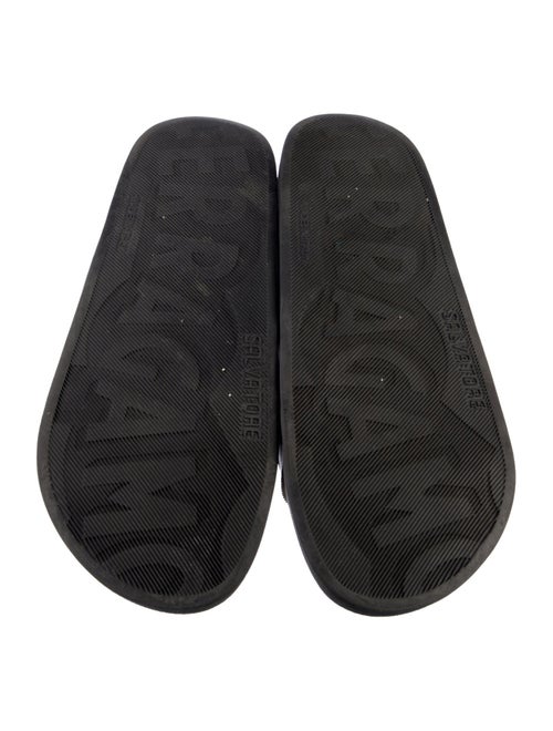 Salvatore Ferragamo Rubber Printed Slides