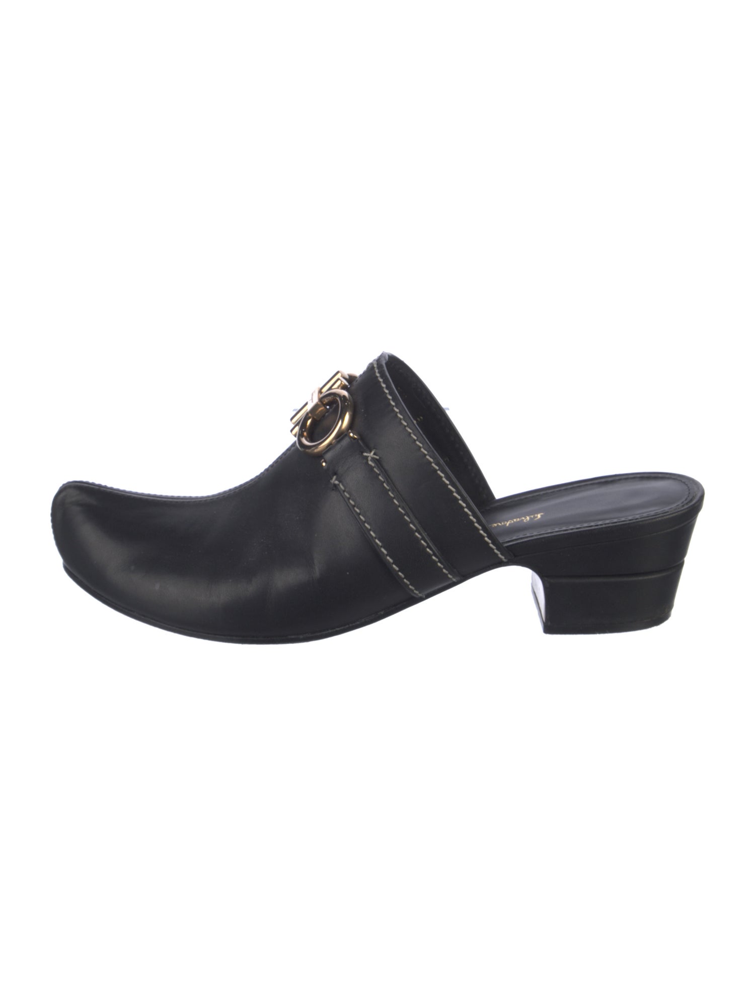 Salvatore Ferragamo Leather Mules
