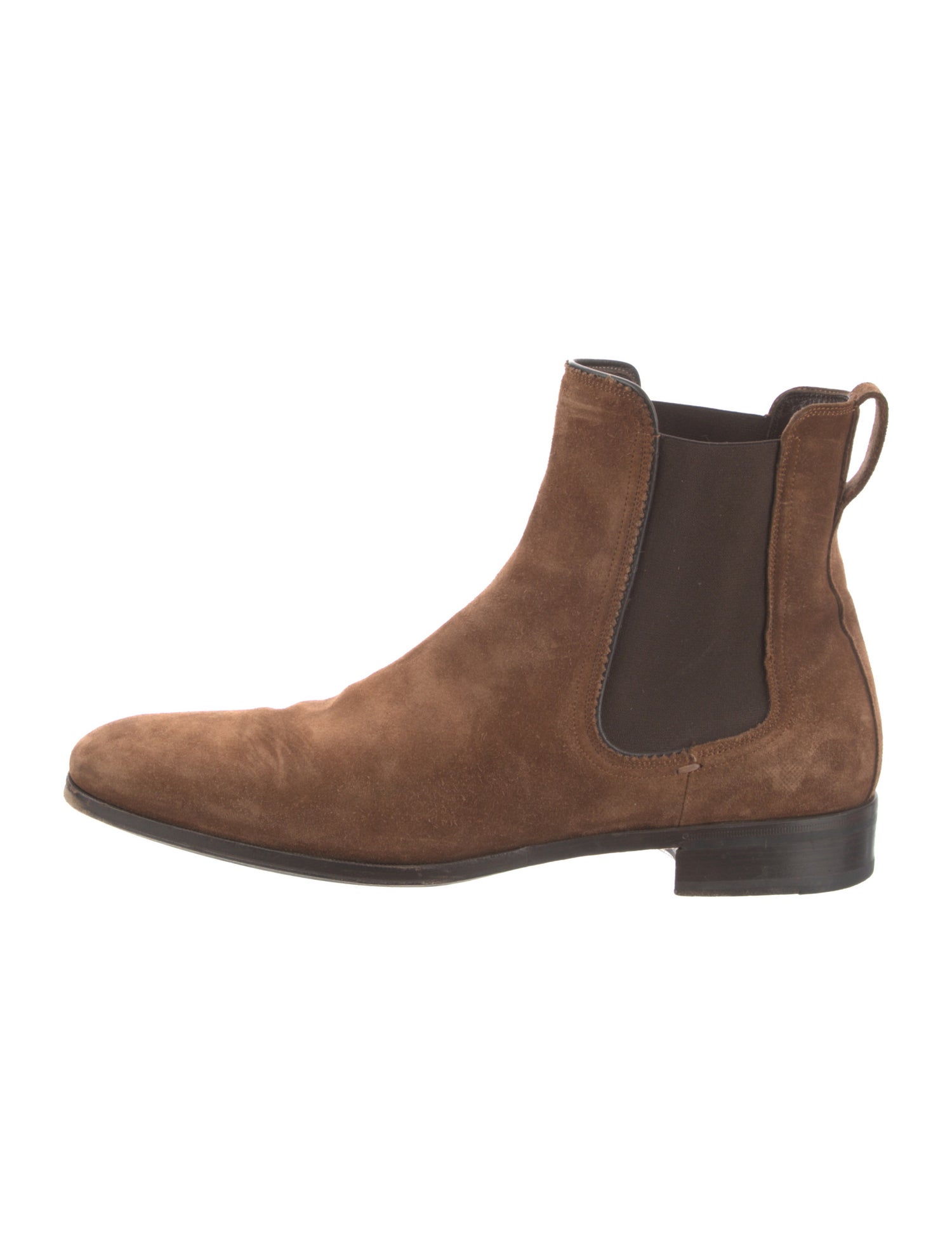Salvatore Ferragamo Suede Chelsea Boots