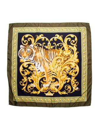 Salvatore Ferragamo Silk Printed Scarf