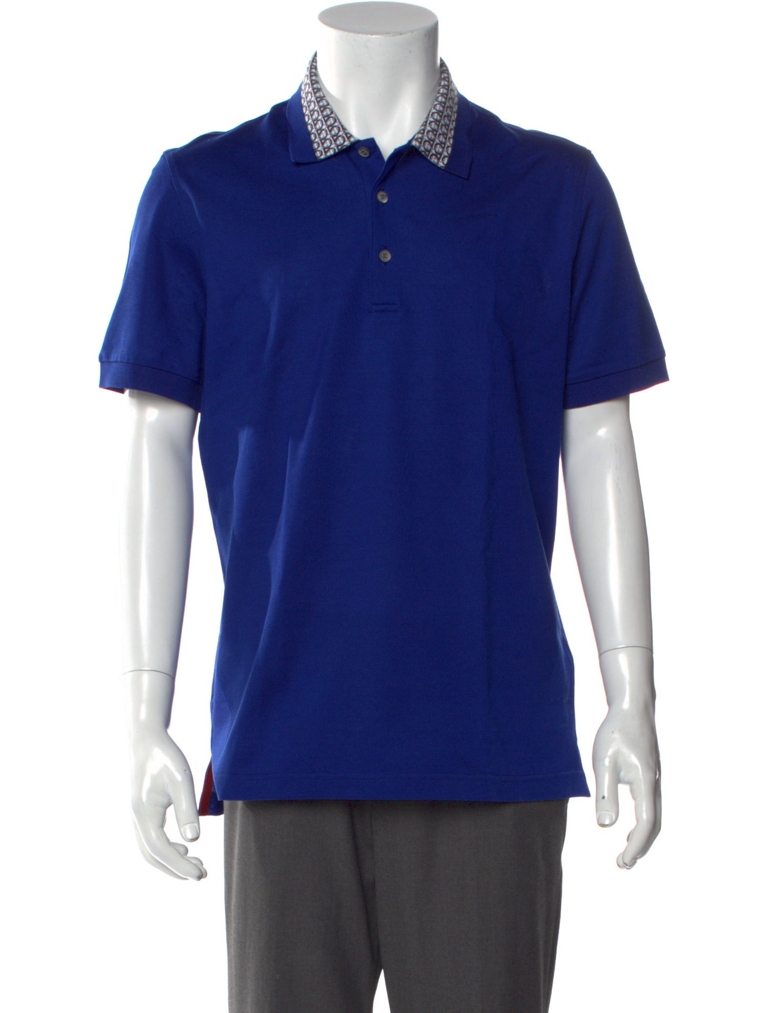 Salvatore Ferragamo Collar Short Sleeve Polo Shirt w/ Tags