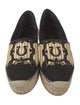 Salvatore Ferragamo Printed Leather Trim Embellishment Espadrilles