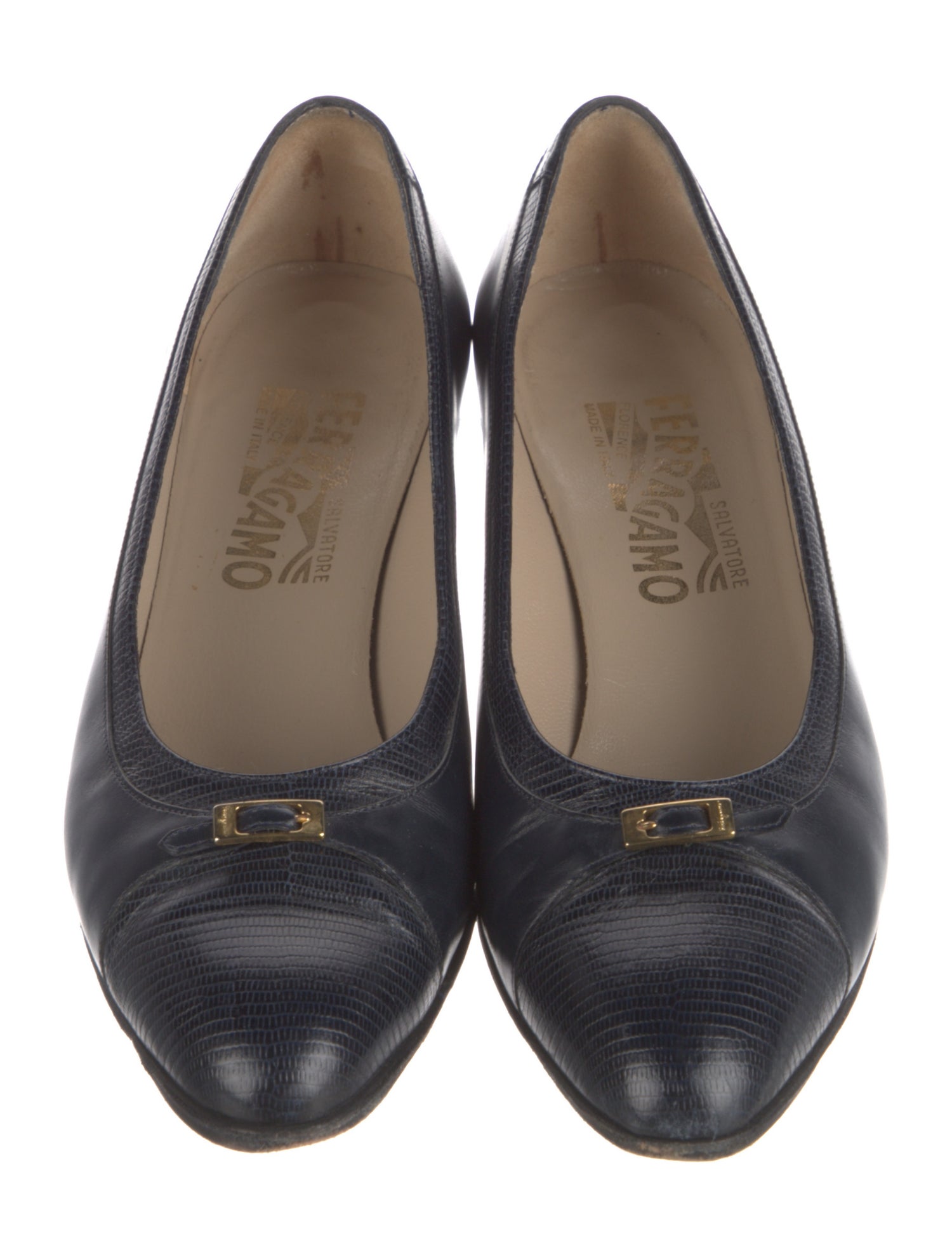 Salvatore Ferragamo Leather Pumps