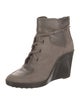 Salvatore Ferragamo Suede Lace-Up Boots