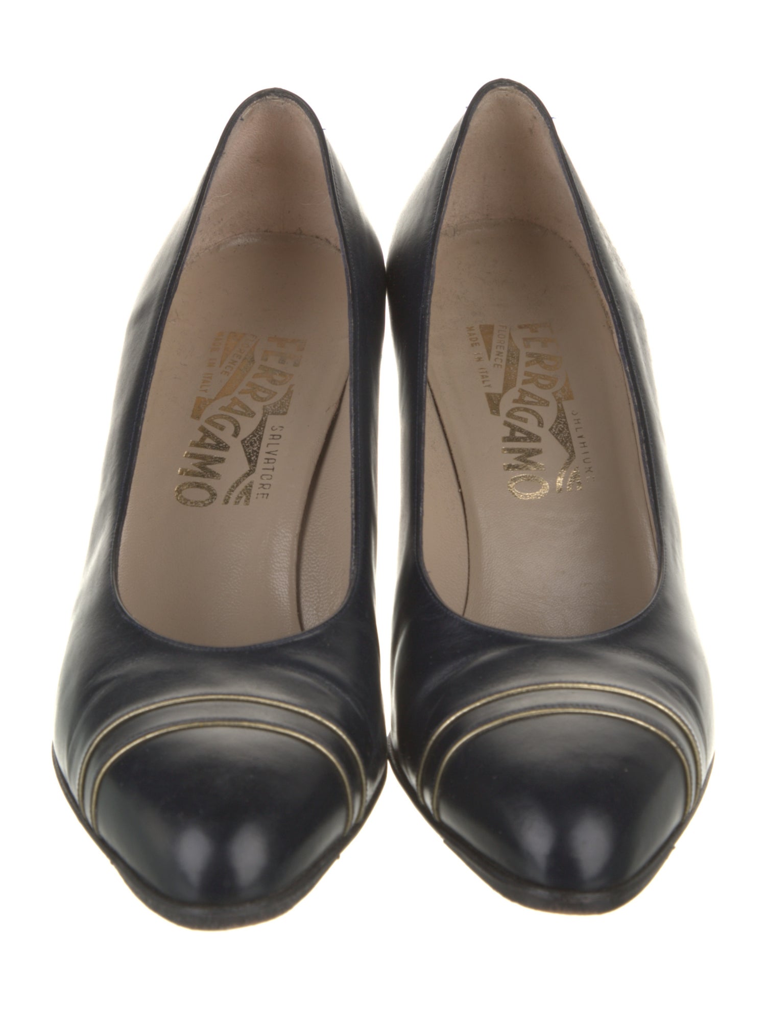 Salvatore Ferragamo Leather Pumps