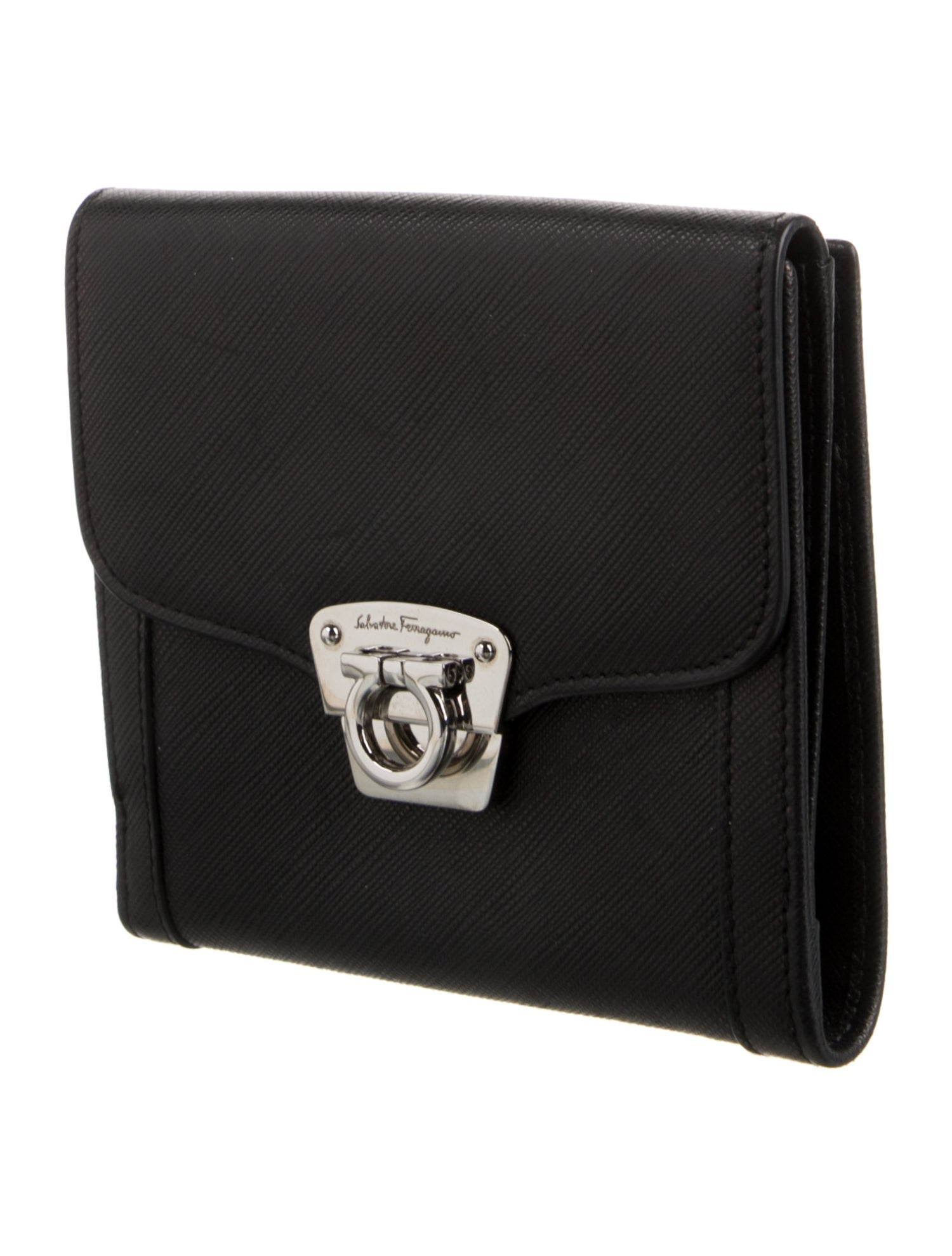 Salvatore Ferragamo Leather Compact Wallet