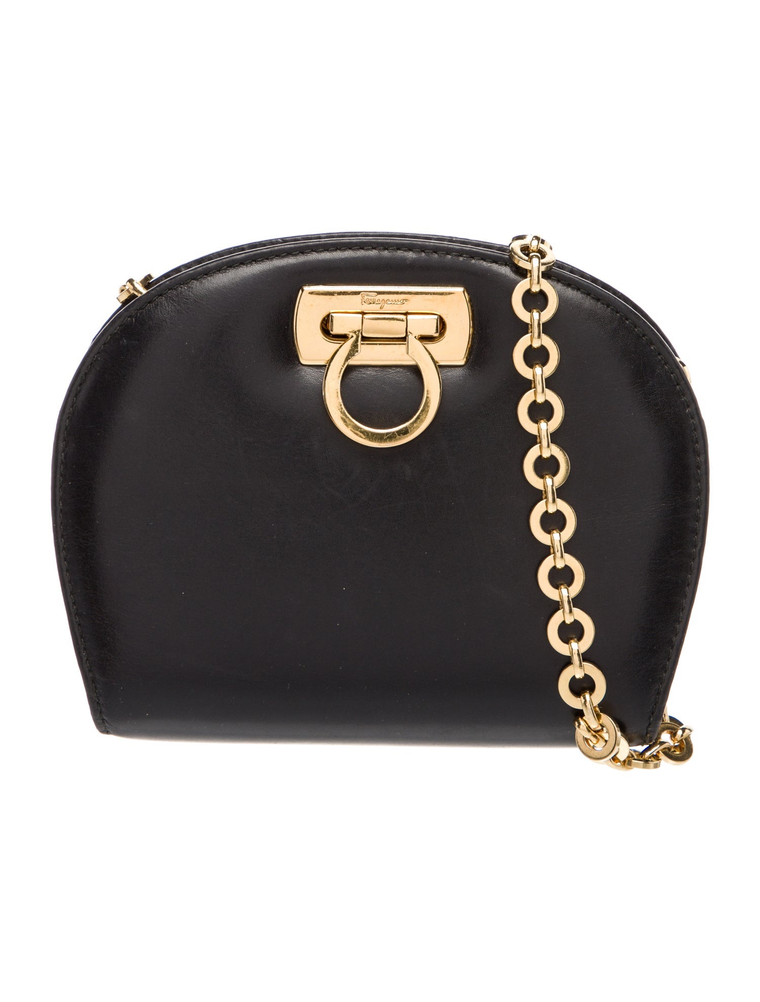 Salvatore Ferragamo Leather Clutch Vintage