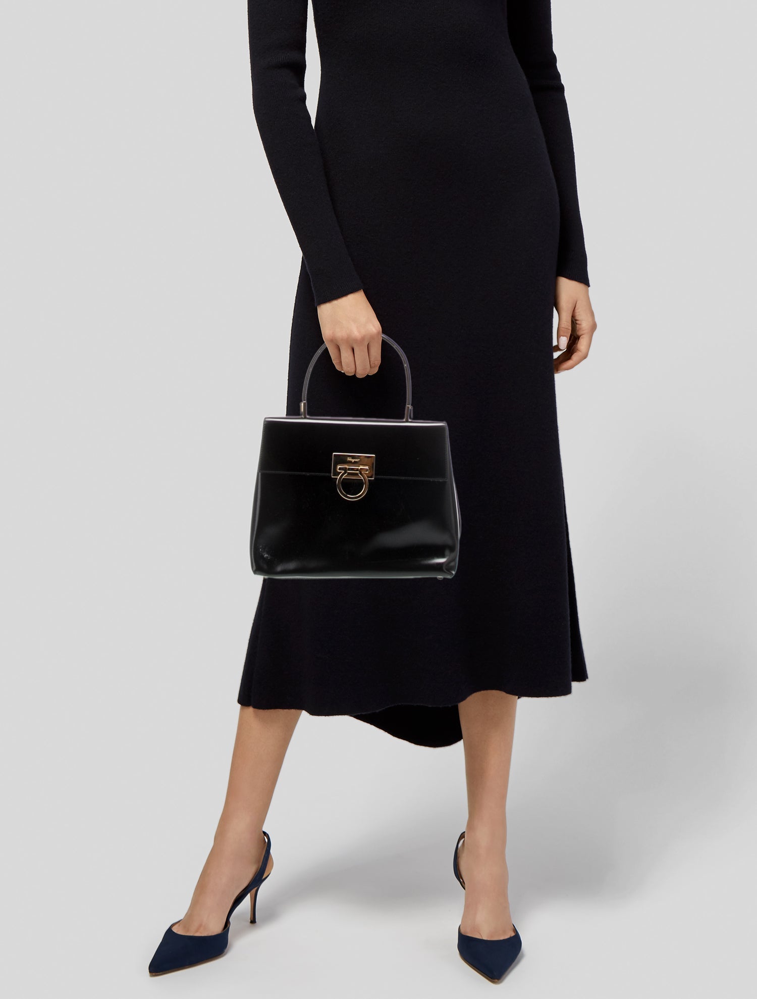 Salvatore Ferragamo Gancio Top Handle Bag w/ Tags