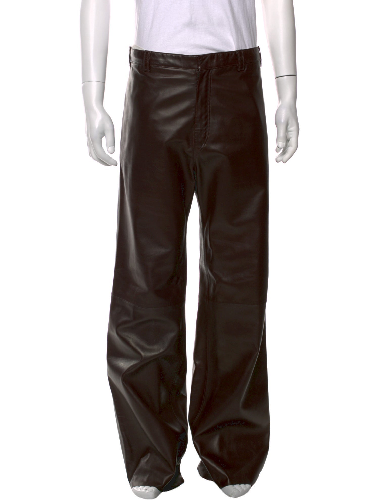 Salvatore Ferragamo Leather Pants