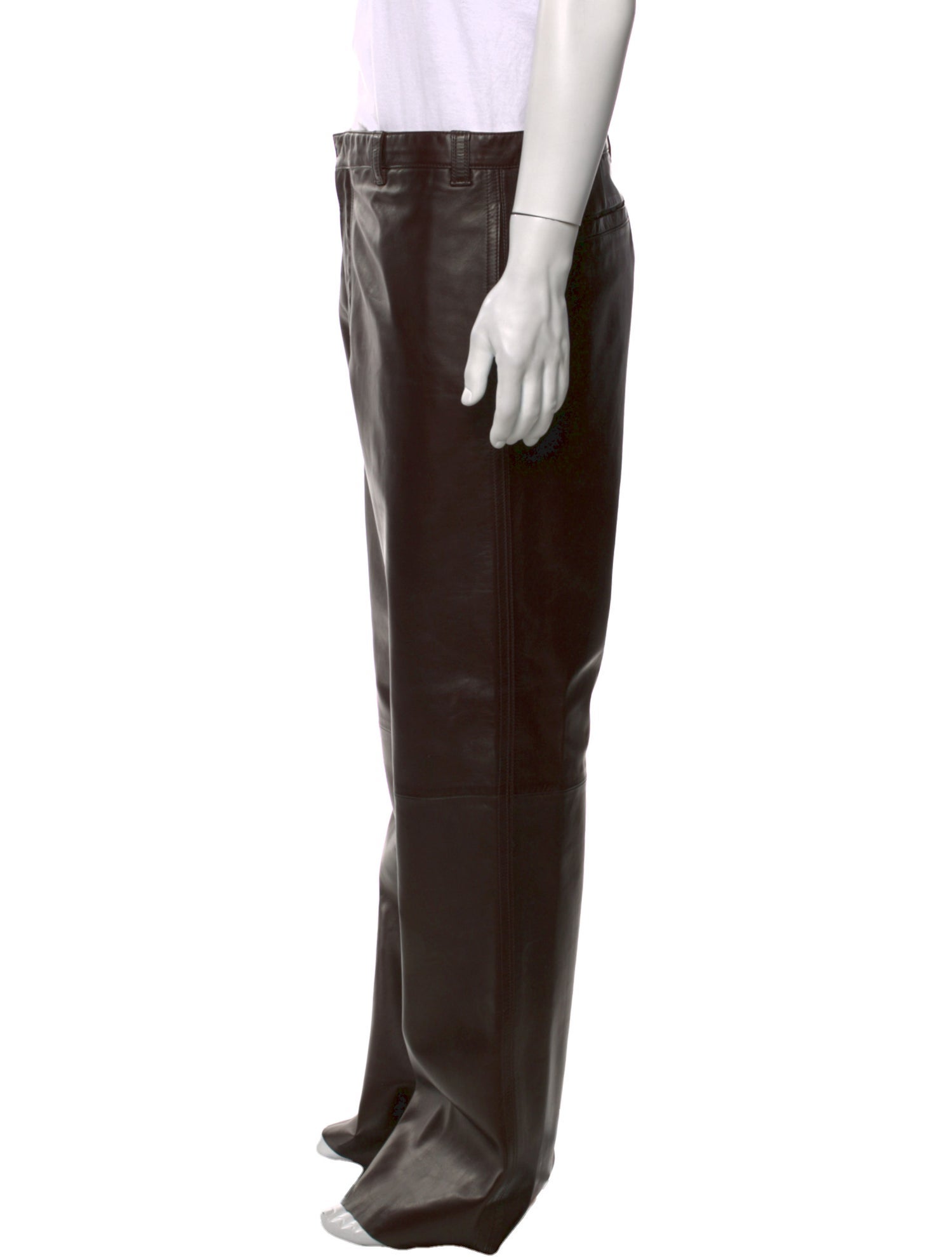 Salvatore Ferragamo Leather Pants