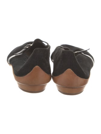 Salvatore Ferragamo Suede Mary Jane Flats