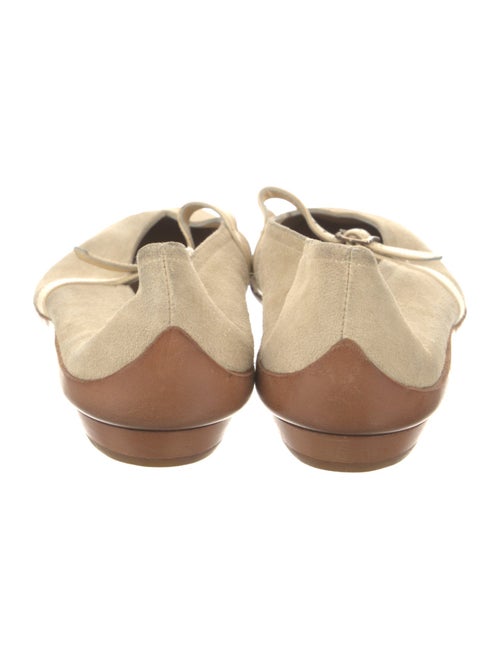 Salvatore Ferragamo Suede Mary Jane Flats