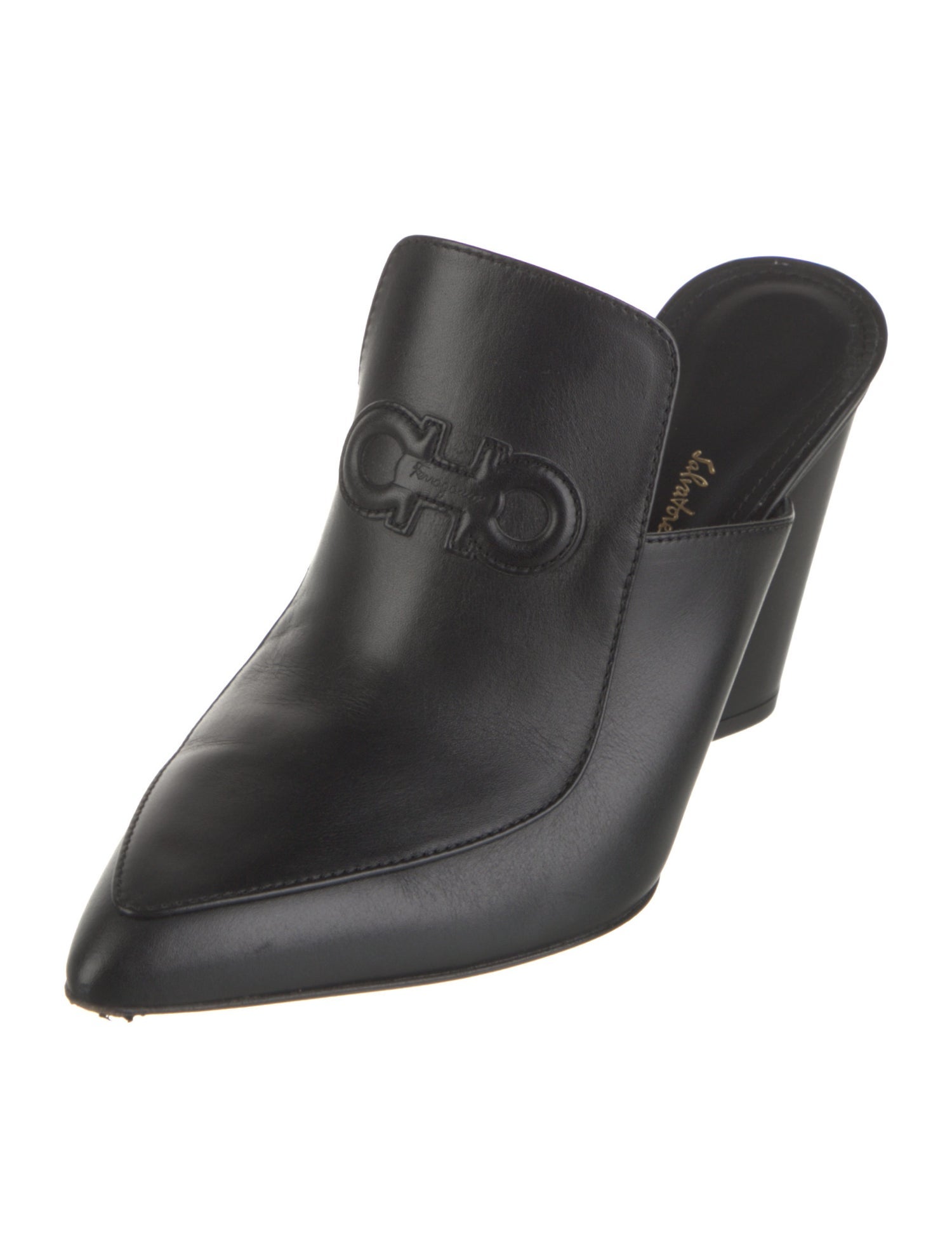 Salvatore Ferragamo Leather Mules