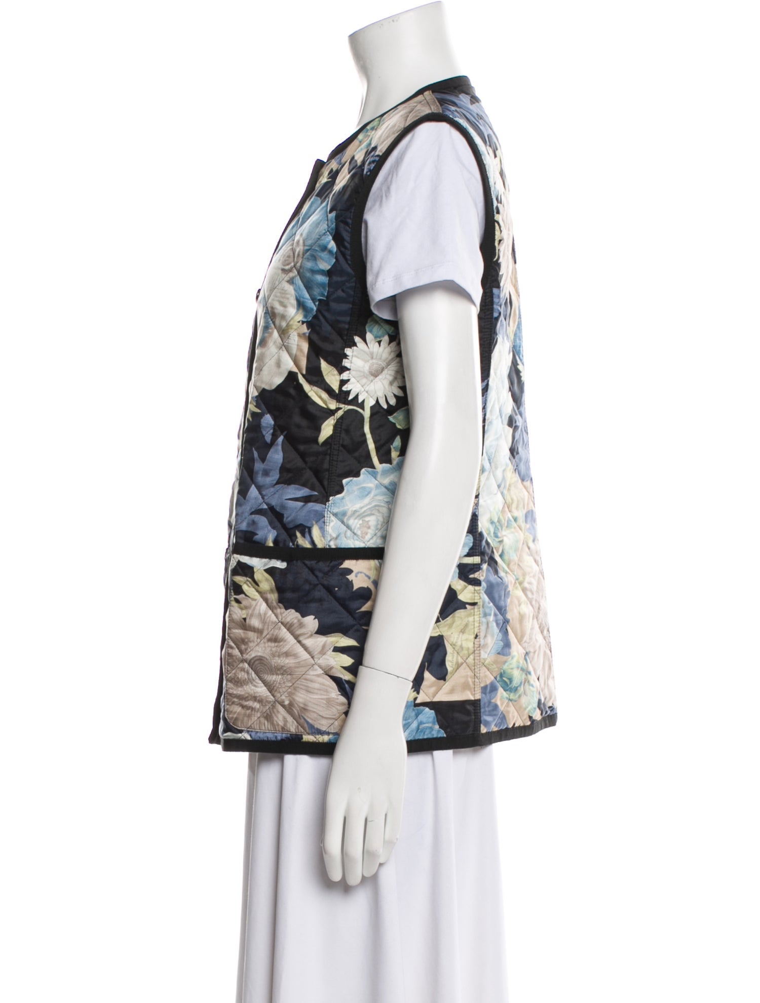 Salvatore Ferragamo Floral Print Vest