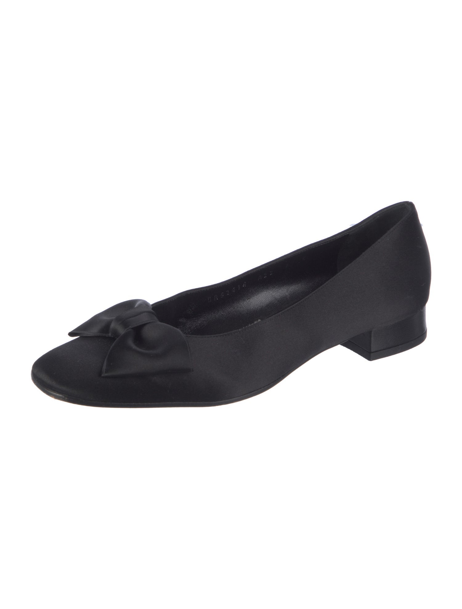 Salvatore Ferragamo Satin Bow Accents Pumps