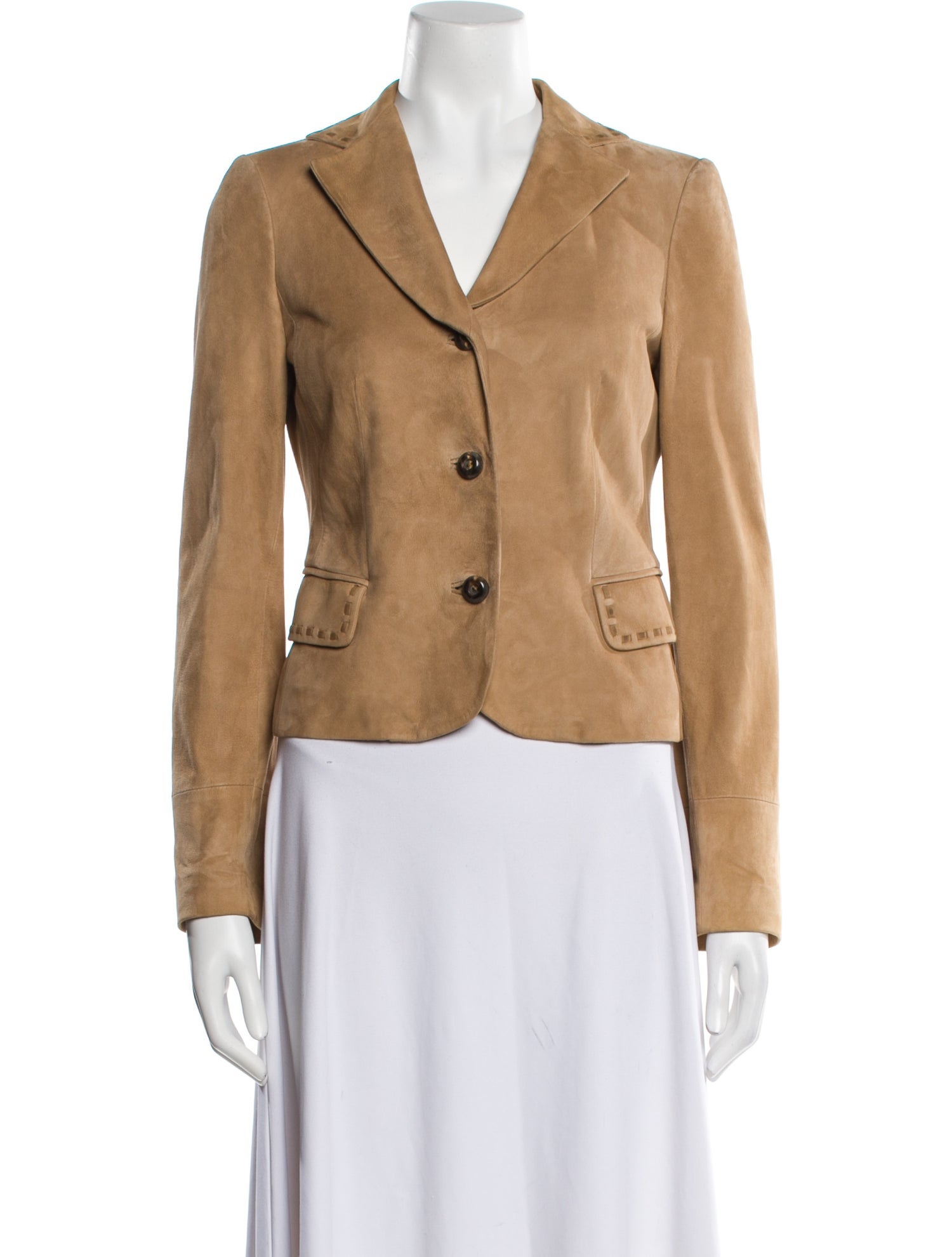 Salvatore Ferragamo Suede Blazer