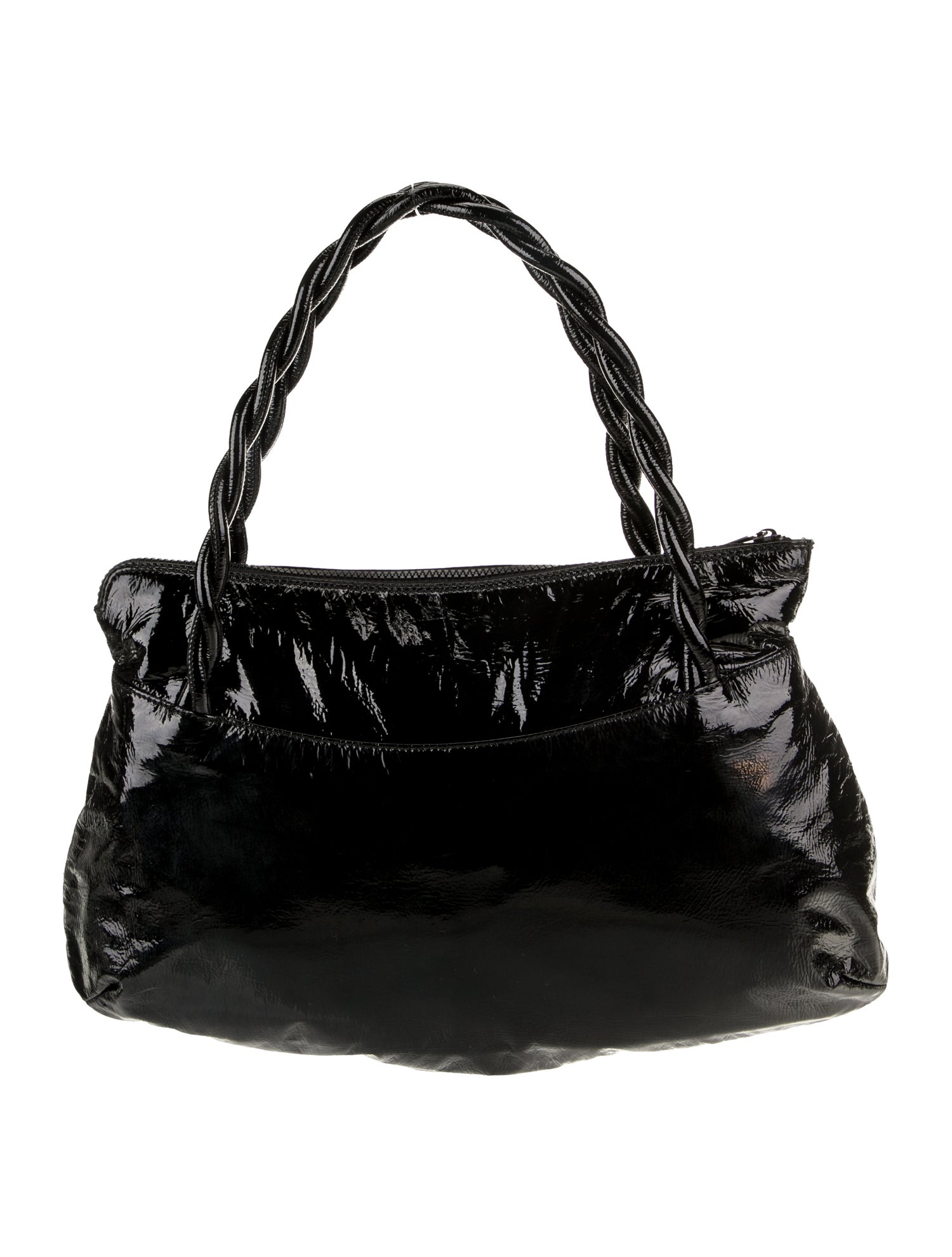 Salvatore Ferragamo Patent Leather Top Handle Bag