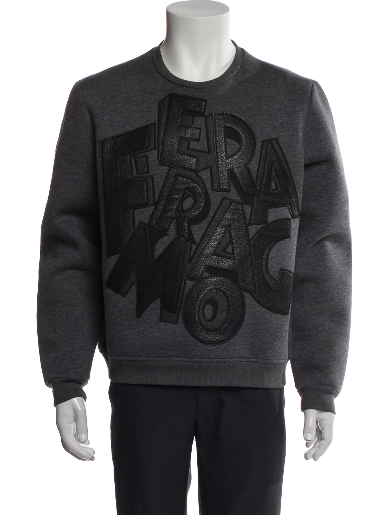 Salvatore Ferragamo Graphic Print Crew Neck Sweatshirt