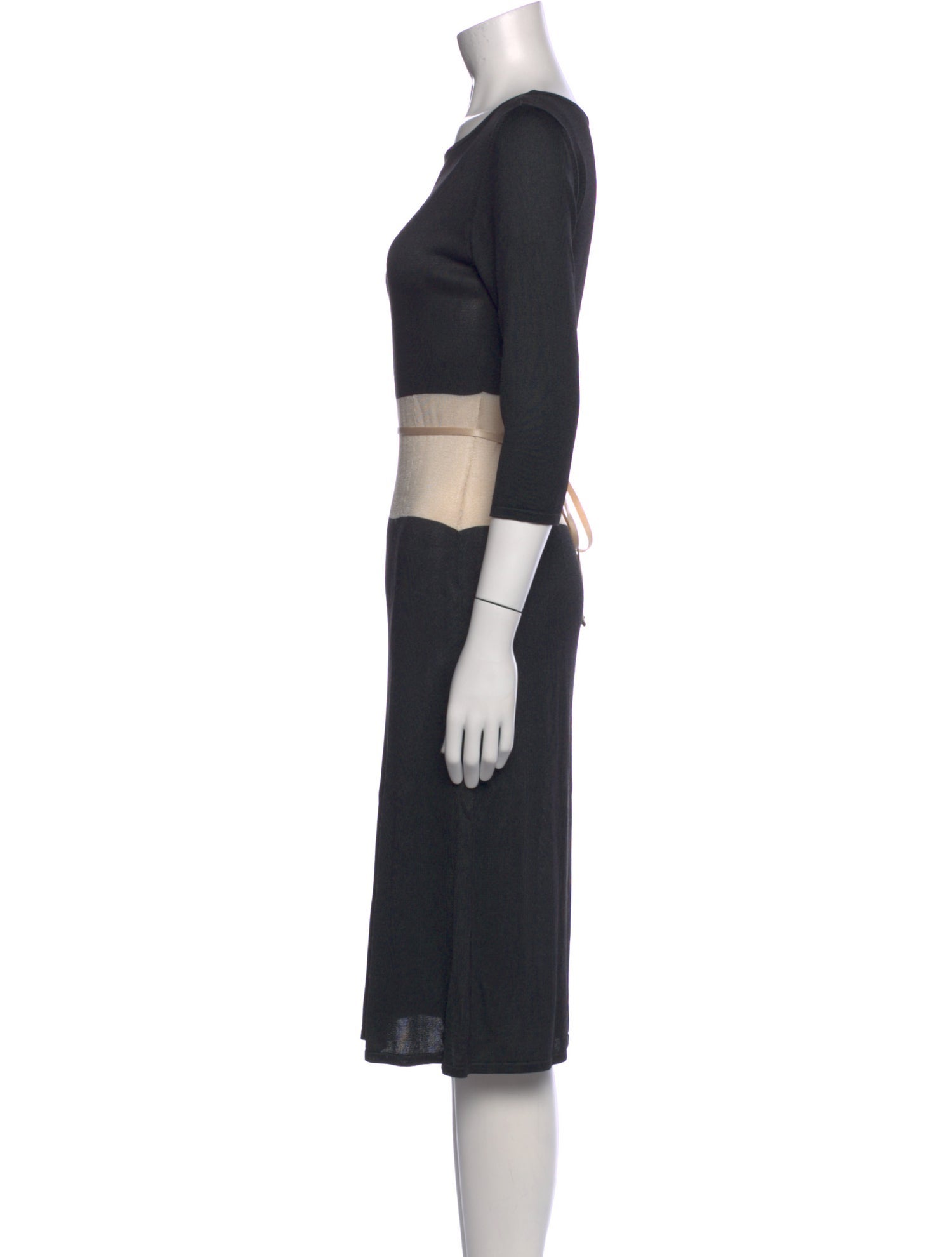 Salvatore Ferragamo Silk Knee-Length Dress