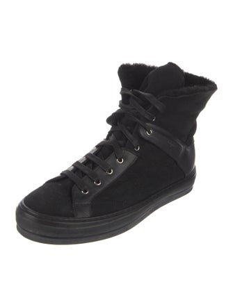 Salvatore Ferragamo Suede Sneakers