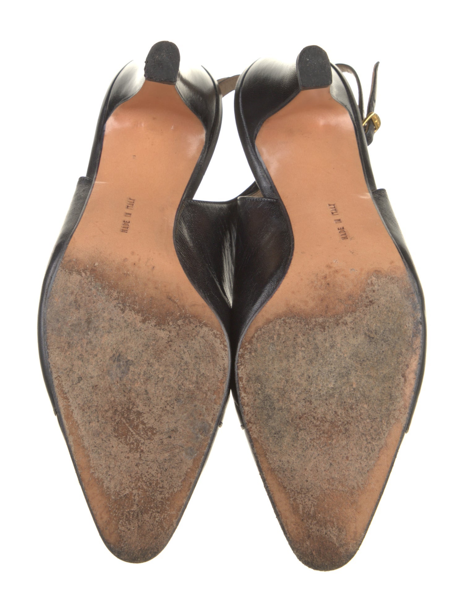 Salvatore Ferragamo Leather Slingback Pumps