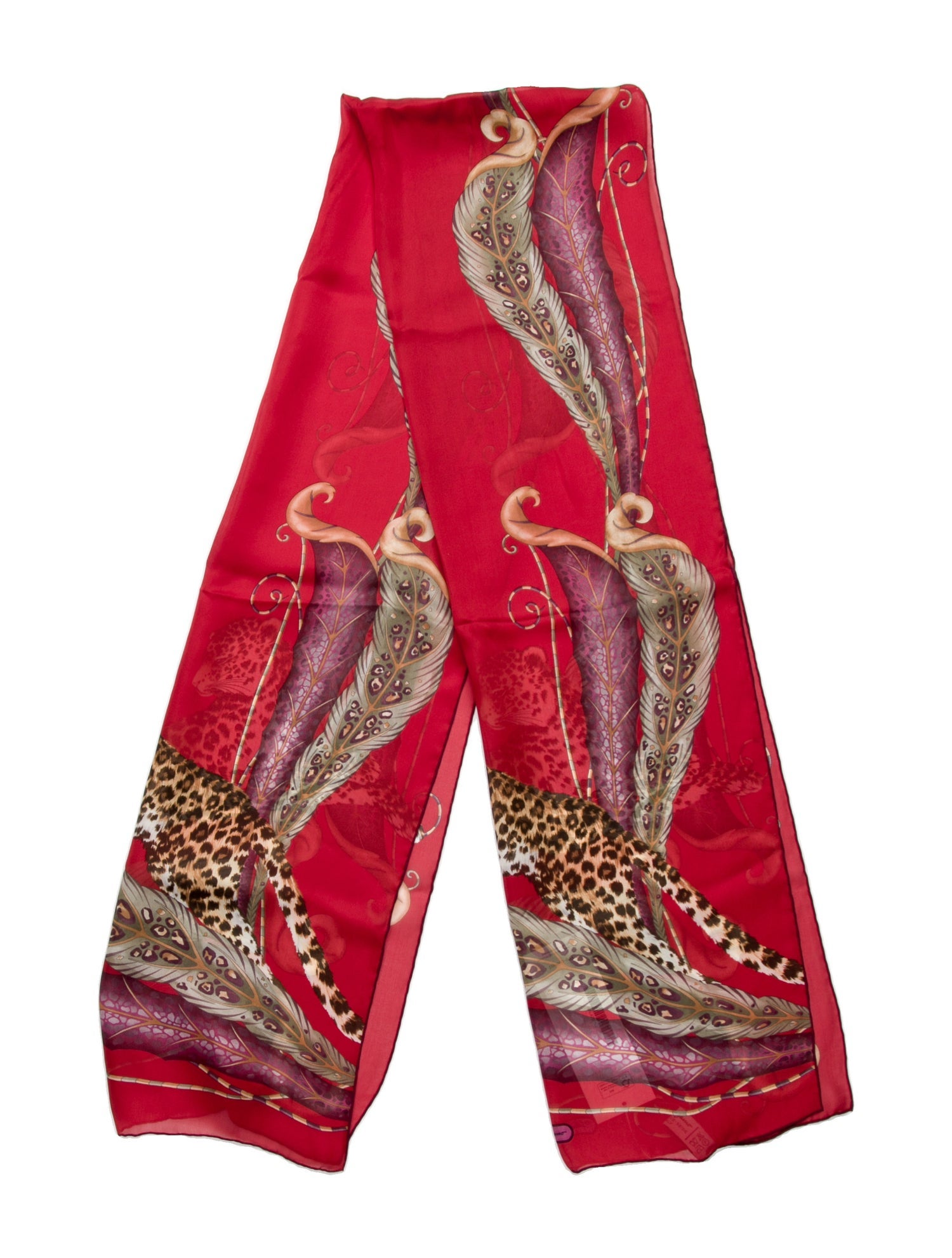 Salvatore Ferragamo Silk Printed Scarf w/ Tags