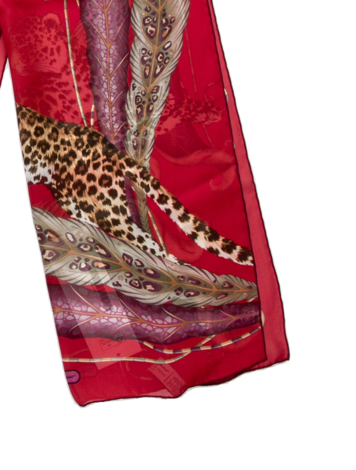 Salvatore Ferragamo Silk Printed Scarf w/ Tags