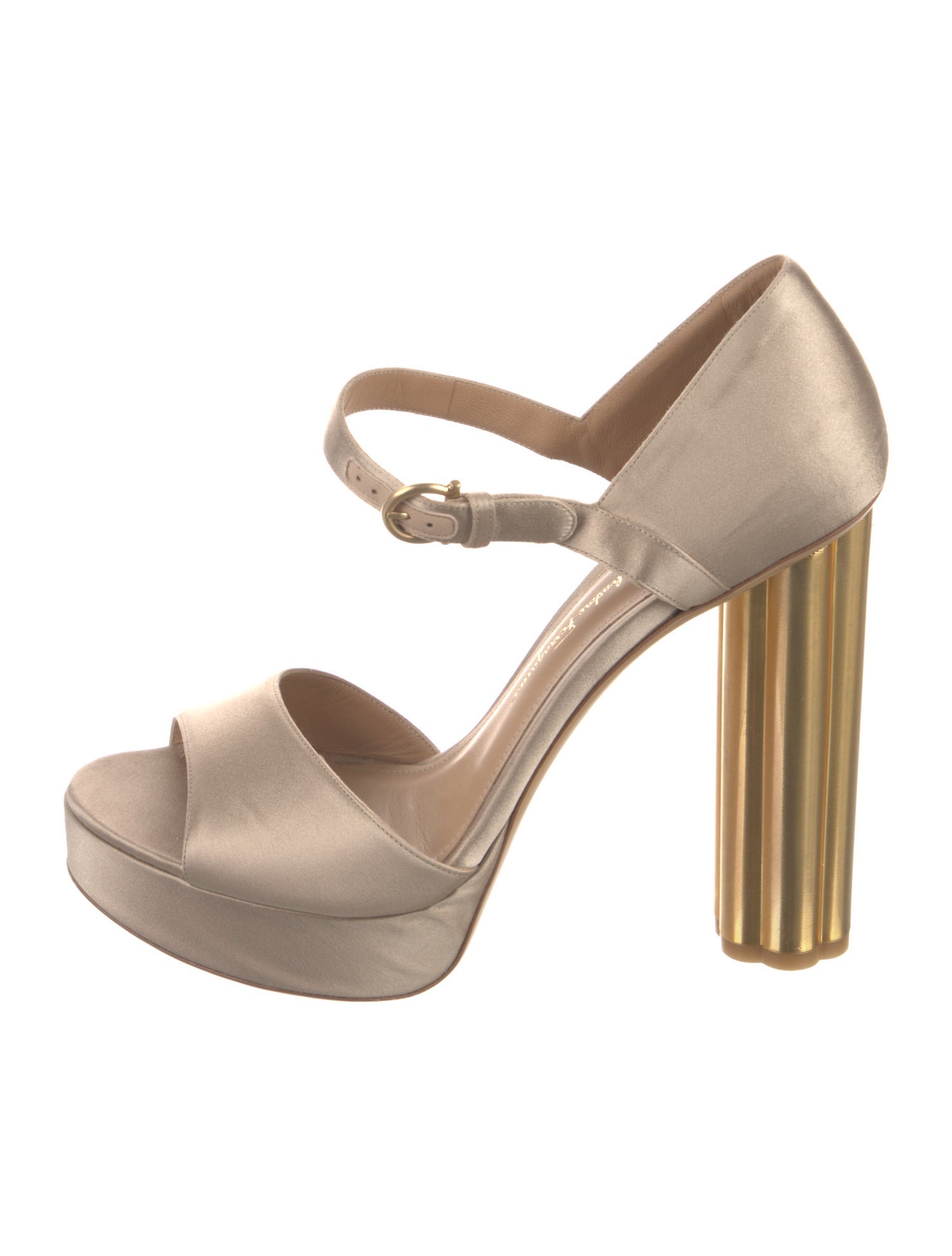 Salvatore Ferragamo Satin Sandals