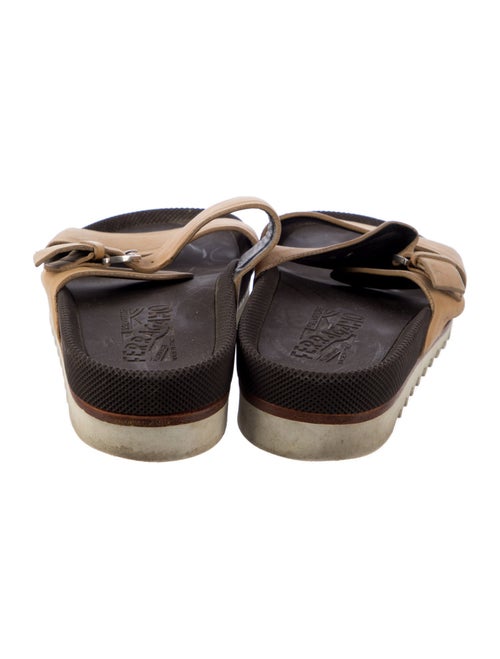 Salvatore Ferragamo Leather Slides