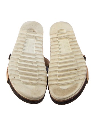 Salvatore Ferragamo Leather Slides