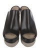 Salvatore Ferragamo Leather Slides