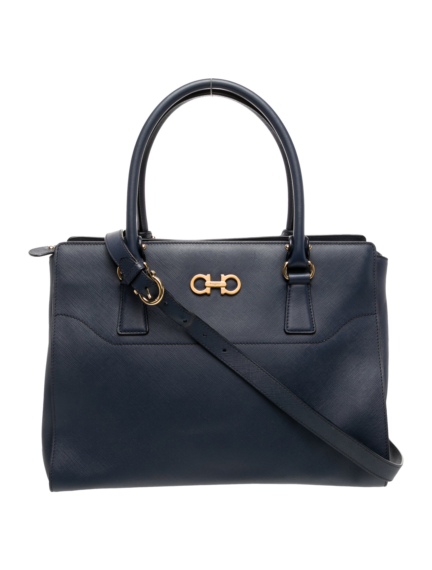 Salvatore Ferragamo Gancini Top Handle Bag