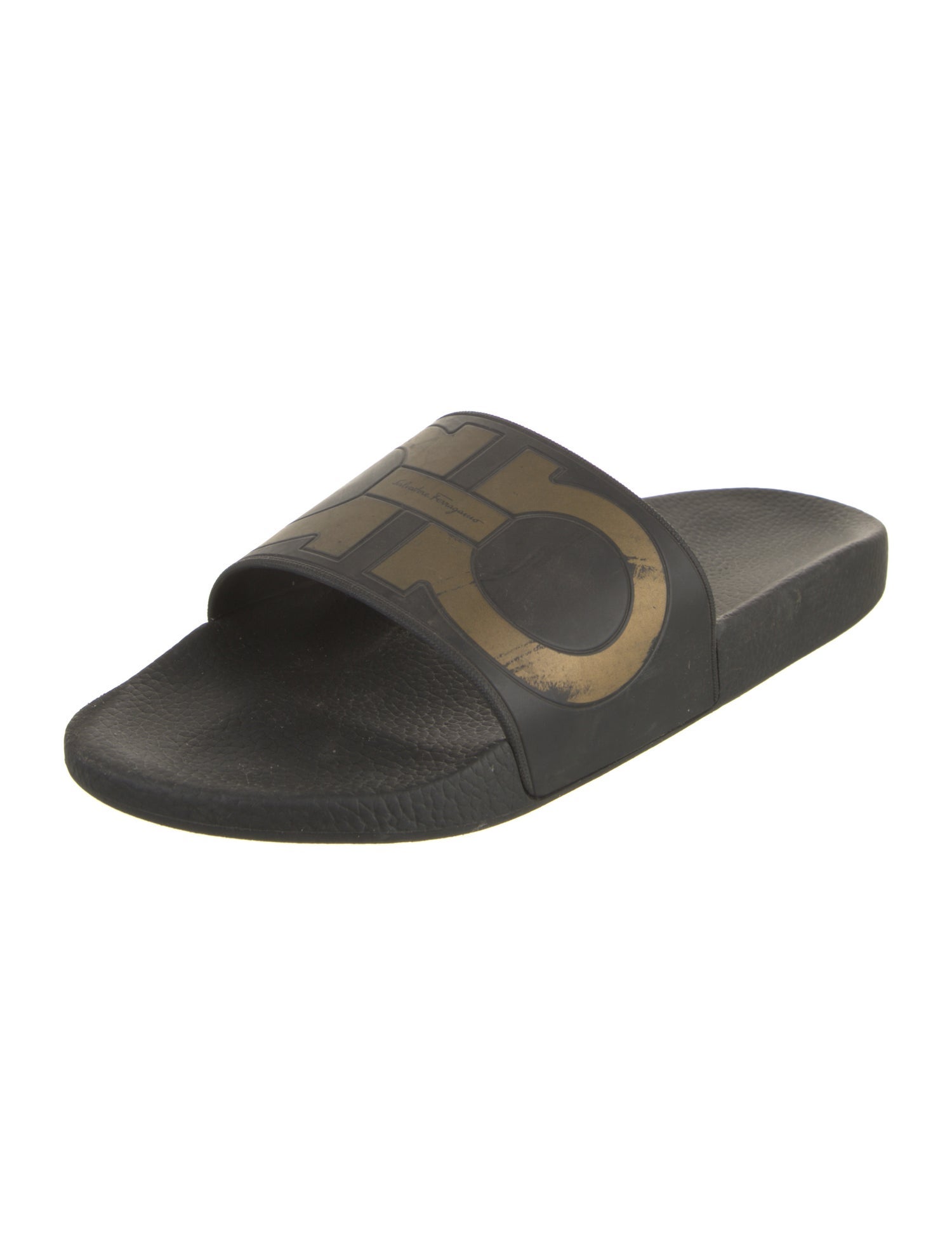 Salvatore Ferragamo Rubber Printed Slides