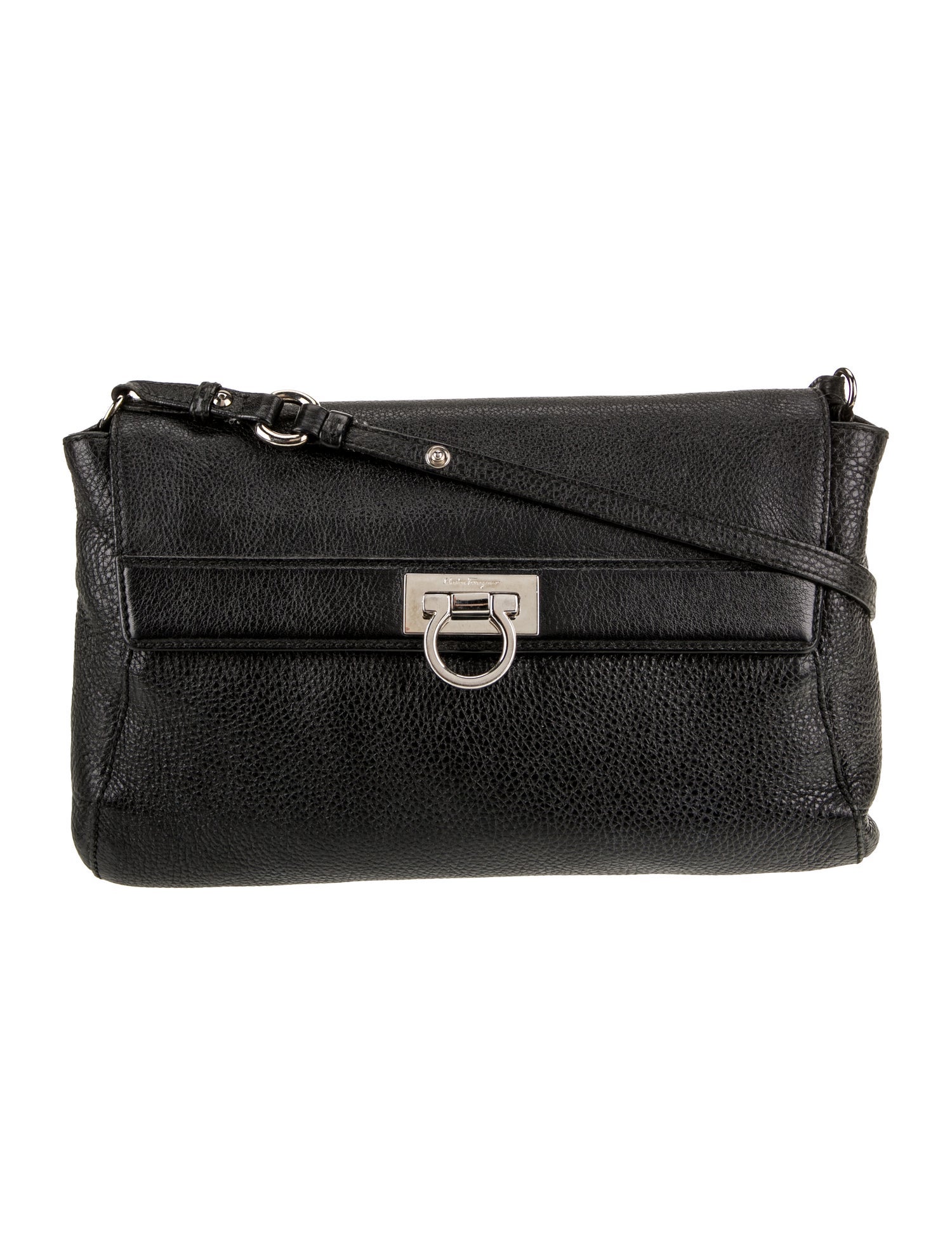 Salvatore Ferragamo Leather Messenger Bag