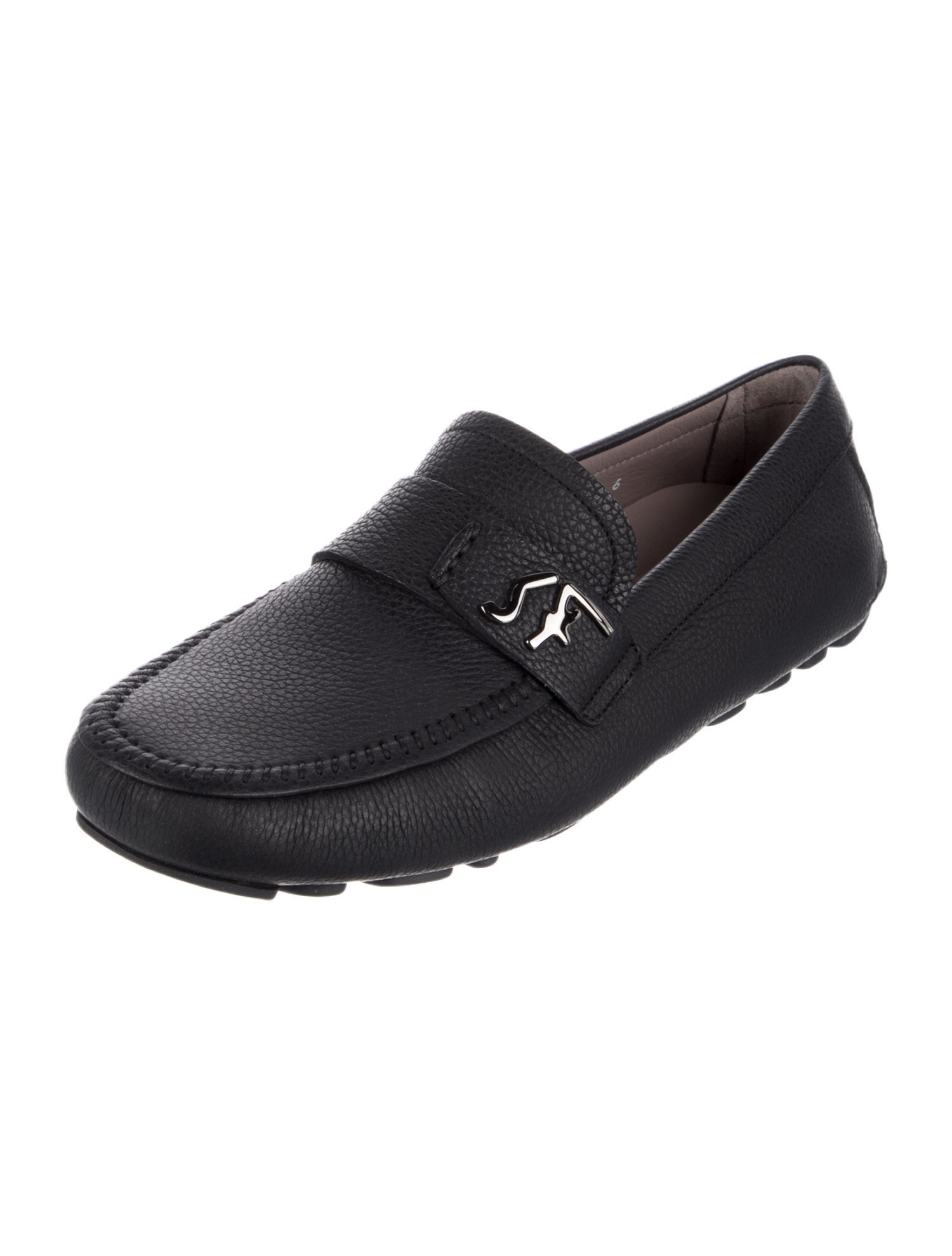 Salvatore Ferragamo Leather Moccasins w/ Tags