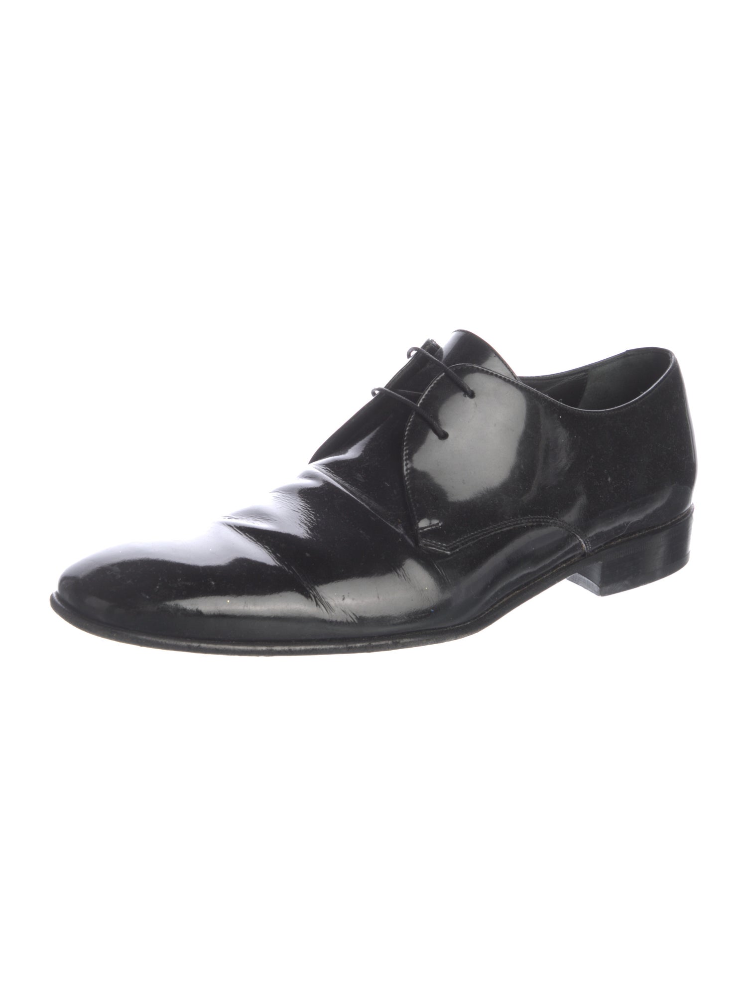 Salvatore Ferragamo Patent Leather Derby Shoes