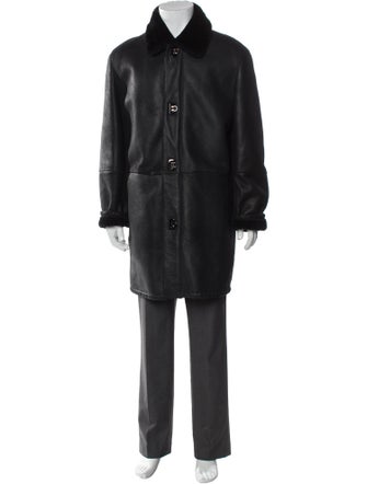 Salvatore Ferragamo Shearling Overcoat
