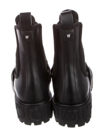 Salvatore Ferragamo Leather Chelsea Boots