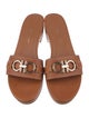 Salvatore Ferragamo Leather Slides