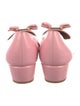 Salvatore Ferragamo Leather Bow Accents Pumps