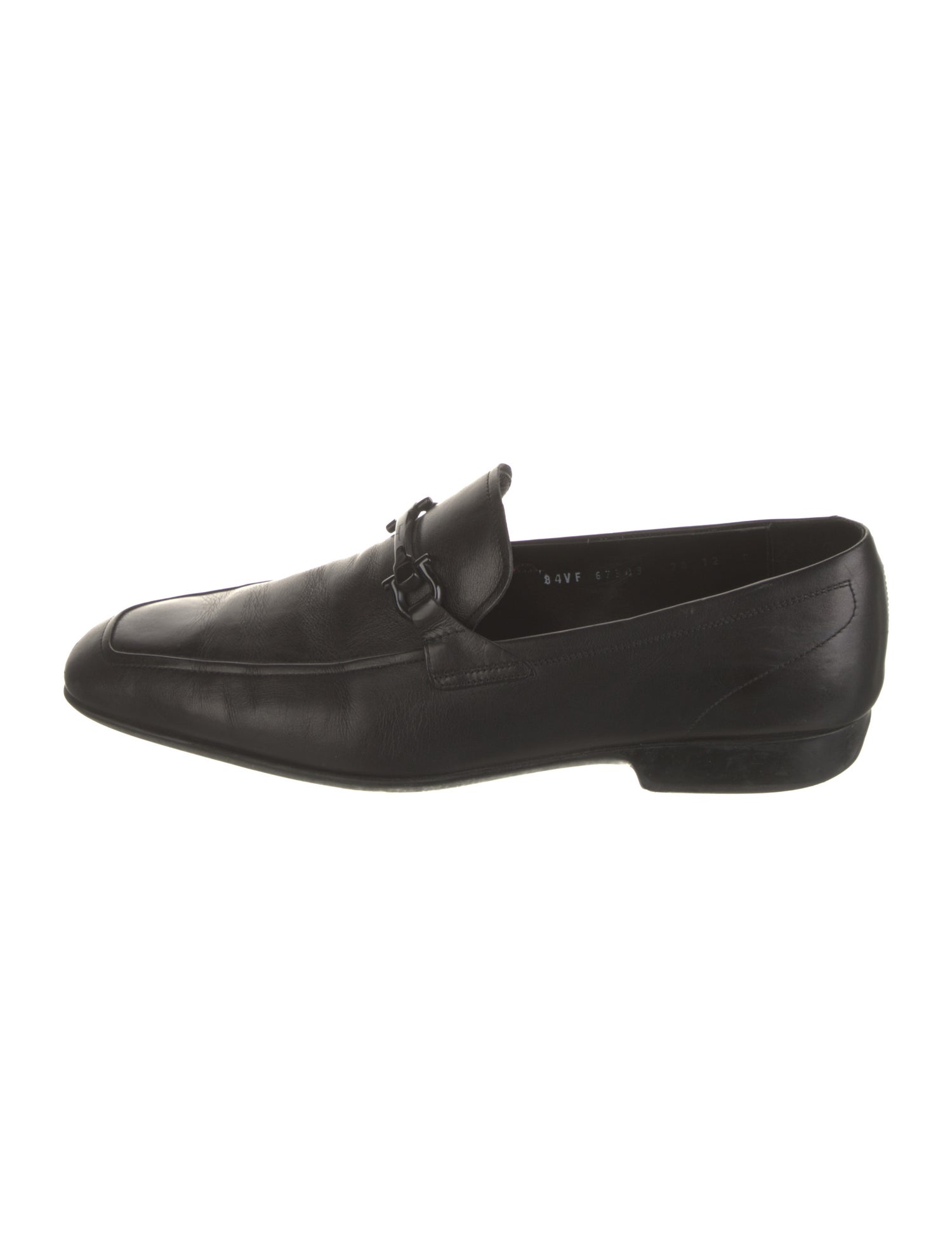Salvatore Ferragamo Horsebit Accent Leather Dress Loafers