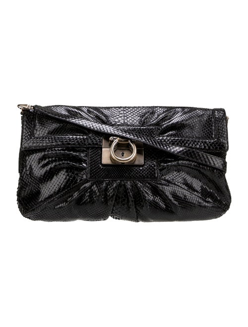 Salvatore Ferragamo Snakeskin Shoulder Bag