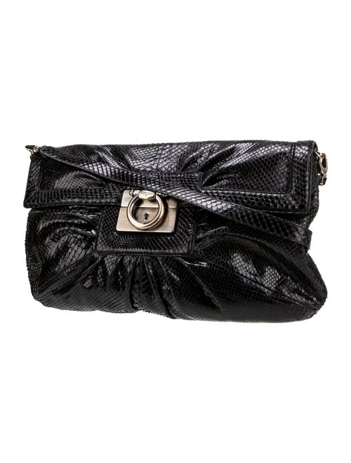 Salvatore Ferragamo Snakeskin Shoulder Bag