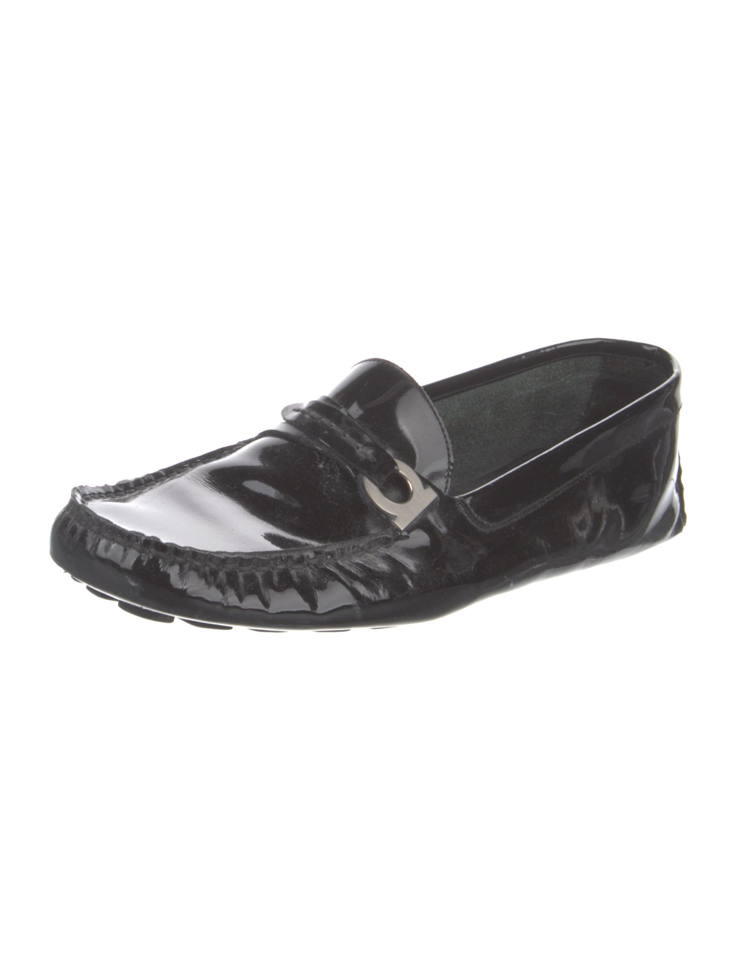 Salvatore Ferragamo Patent Leather Loafers