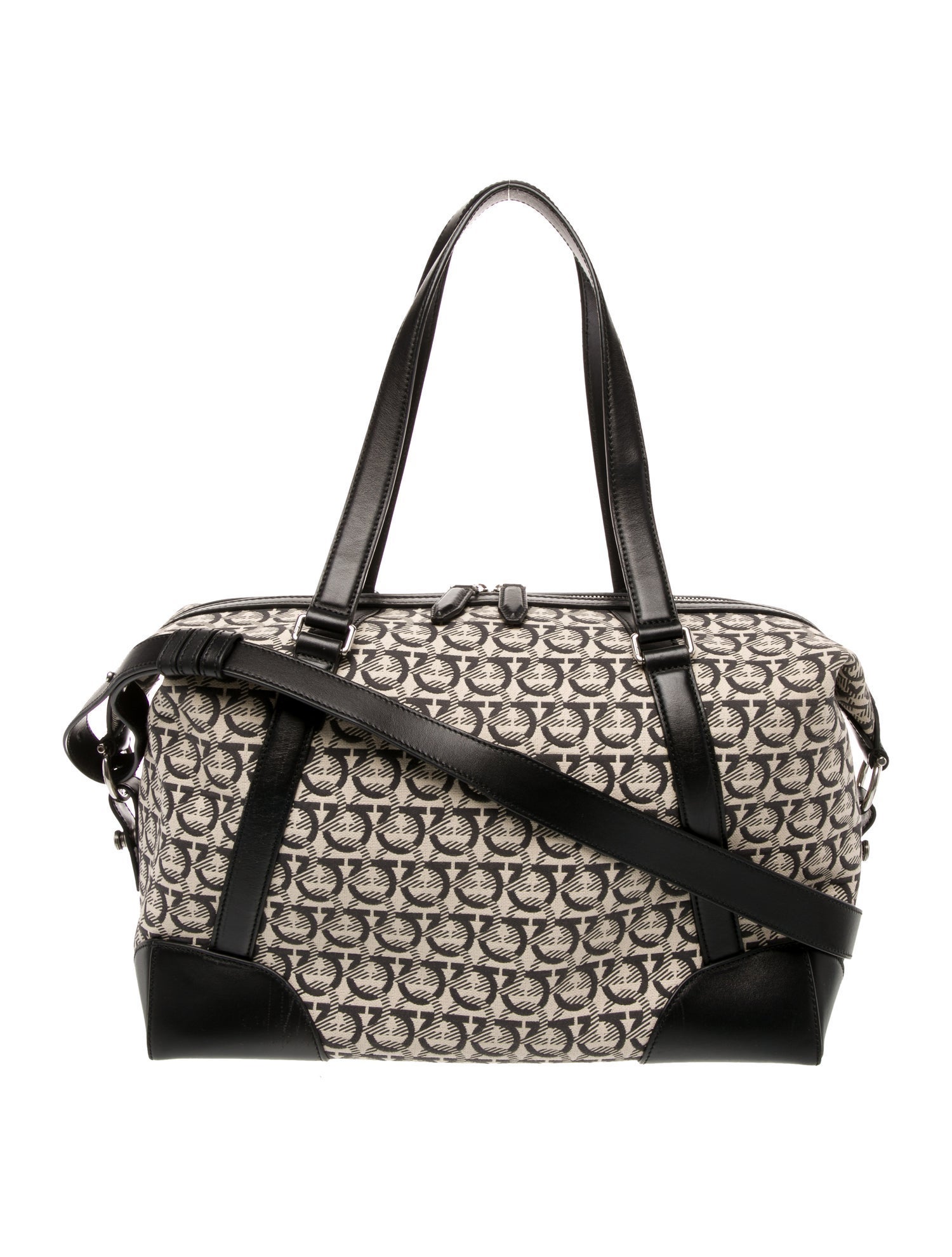 Salvatore Ferragamo Canvas Shoulder Bag