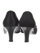 Salvatore Ferragamo Satin Bow Accents Pumps