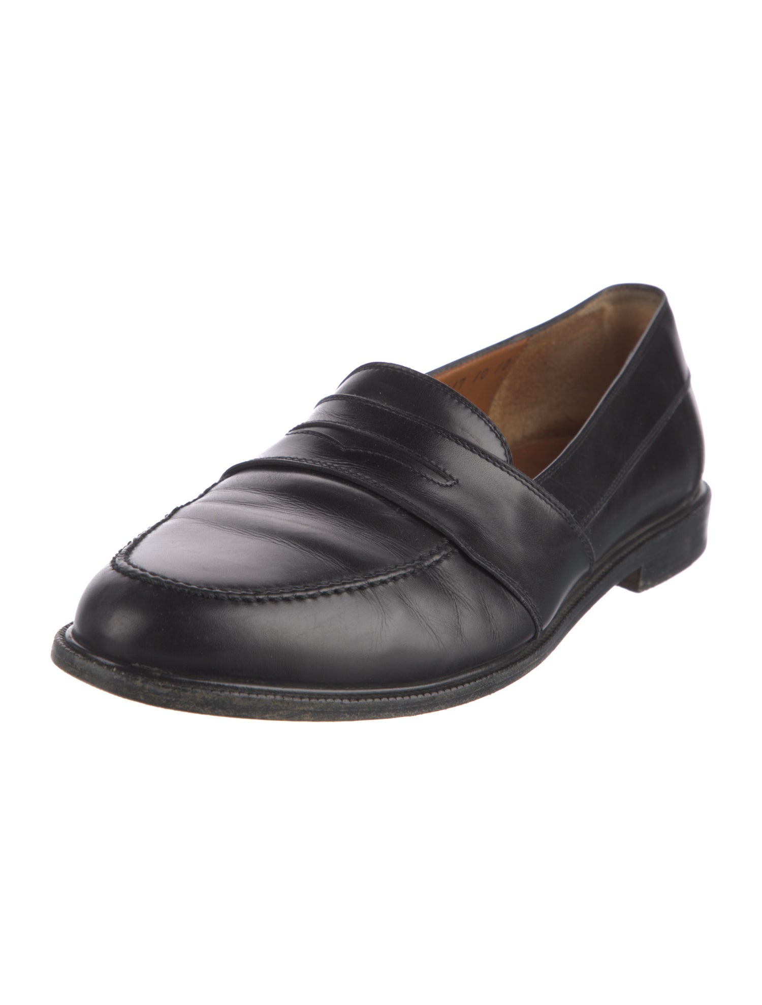 Salvatore Ferragamo Gancini Logo Leather Loafers