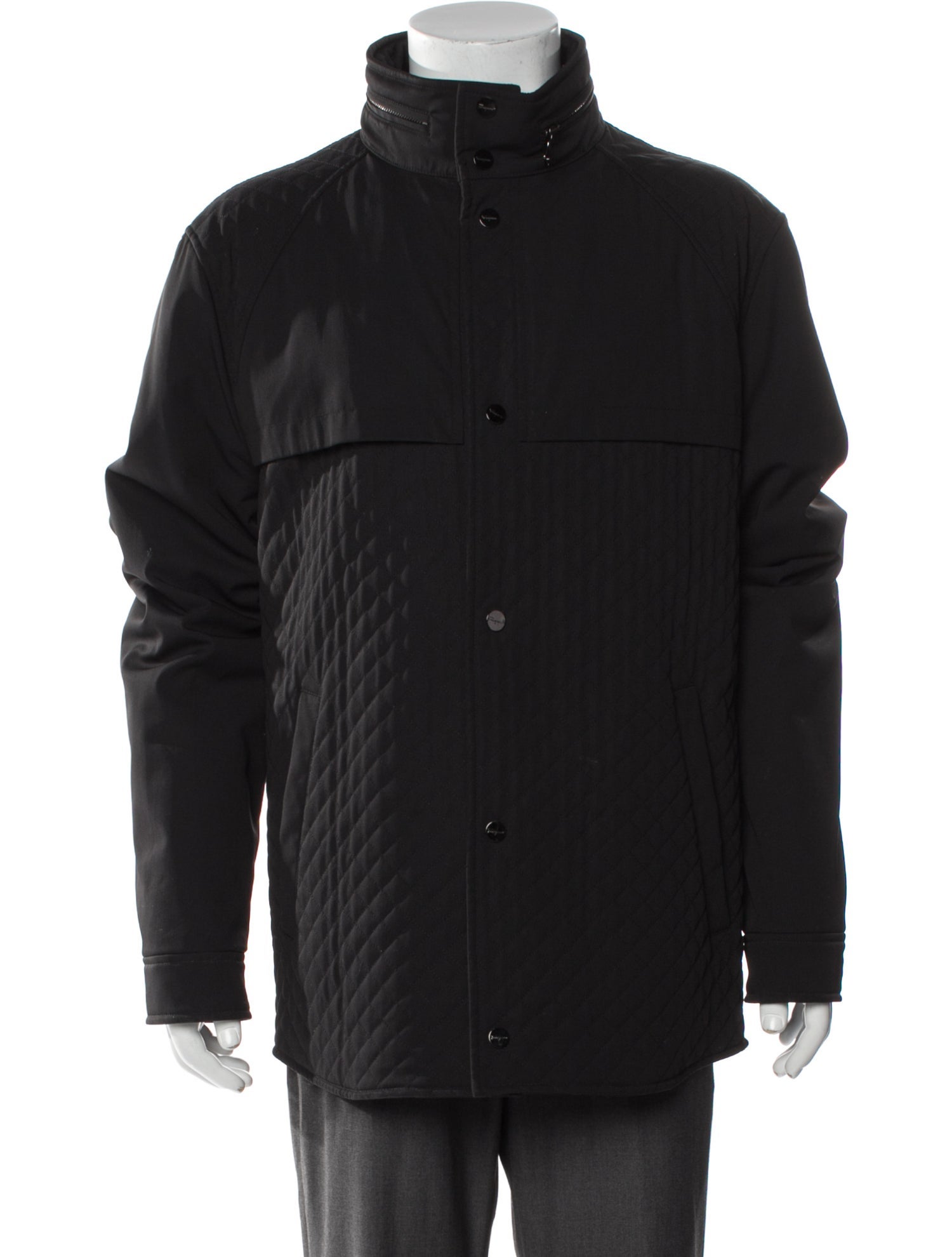 Salvatore Ferragamo Wool Puffer Coat