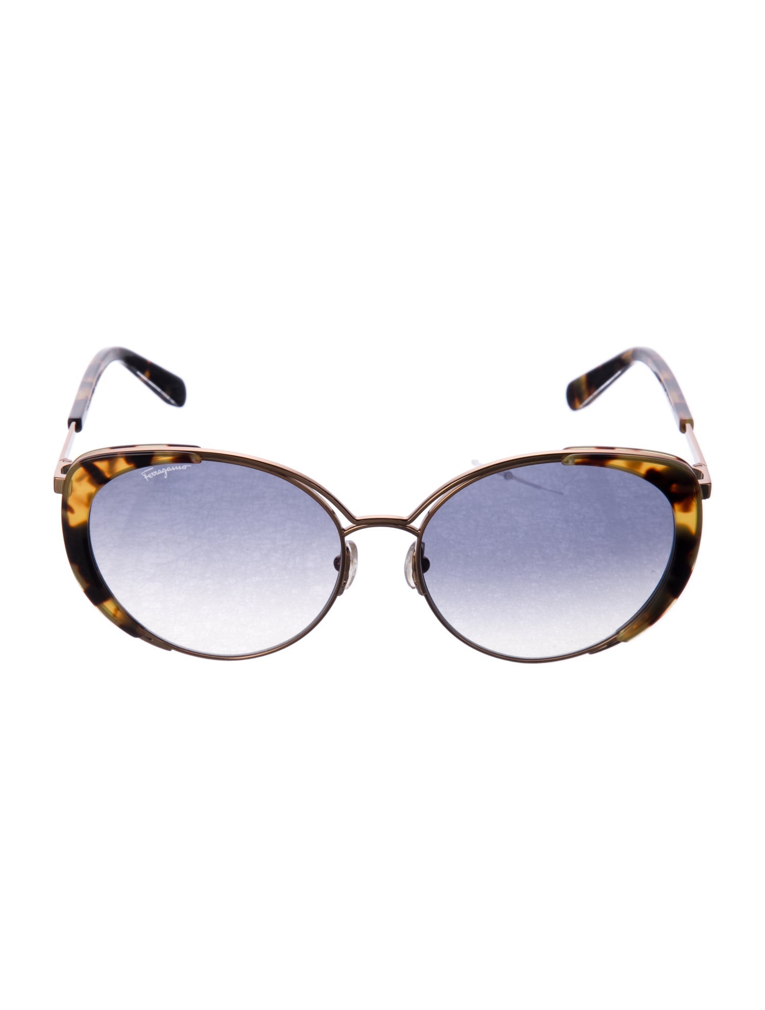 Salvatore Ferragamo Gancini Logo Oversize Sunglasses w/ Tags